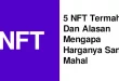 5 NFT Termahal Dan Alasan Mengapa Harganya Sangat Mahal