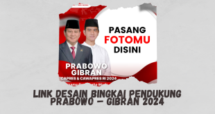 Link Desain Bingkai Pendukung Prabowo Gibran 2024